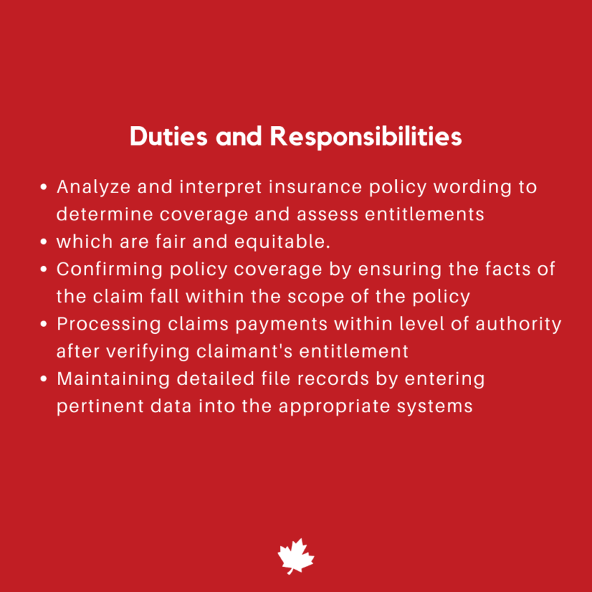 We are Hiring Senior Property Adjuster Maple Mutual Insurance